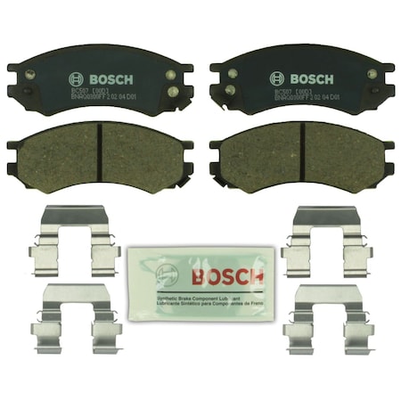 Bosch Quietcast Disc Disc Brake Pads, Bc507 BC507